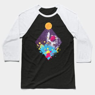Abstract astronaut Baseball T-Shirt